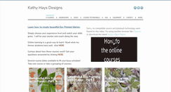 Desktop Screenshot of kathyhaysdesigns.com